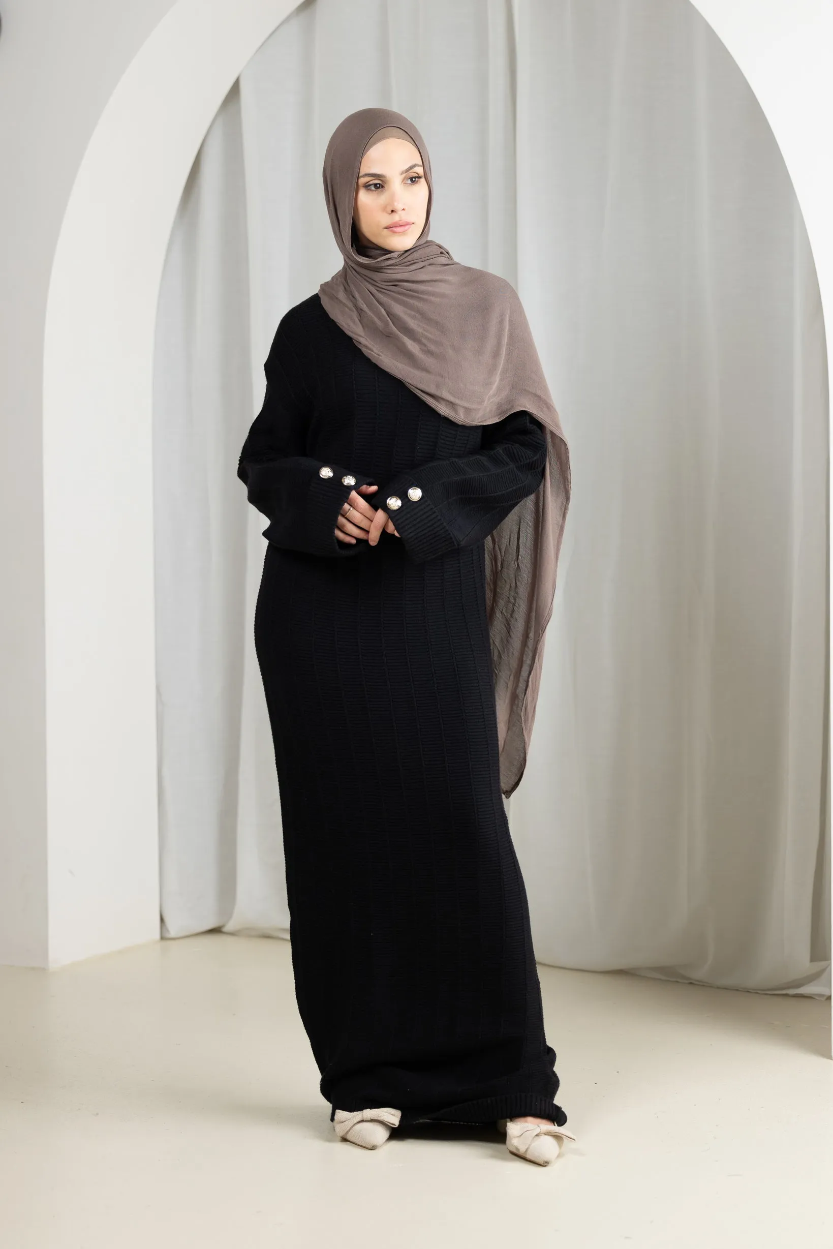 Brumal Maxi Knit Abaya