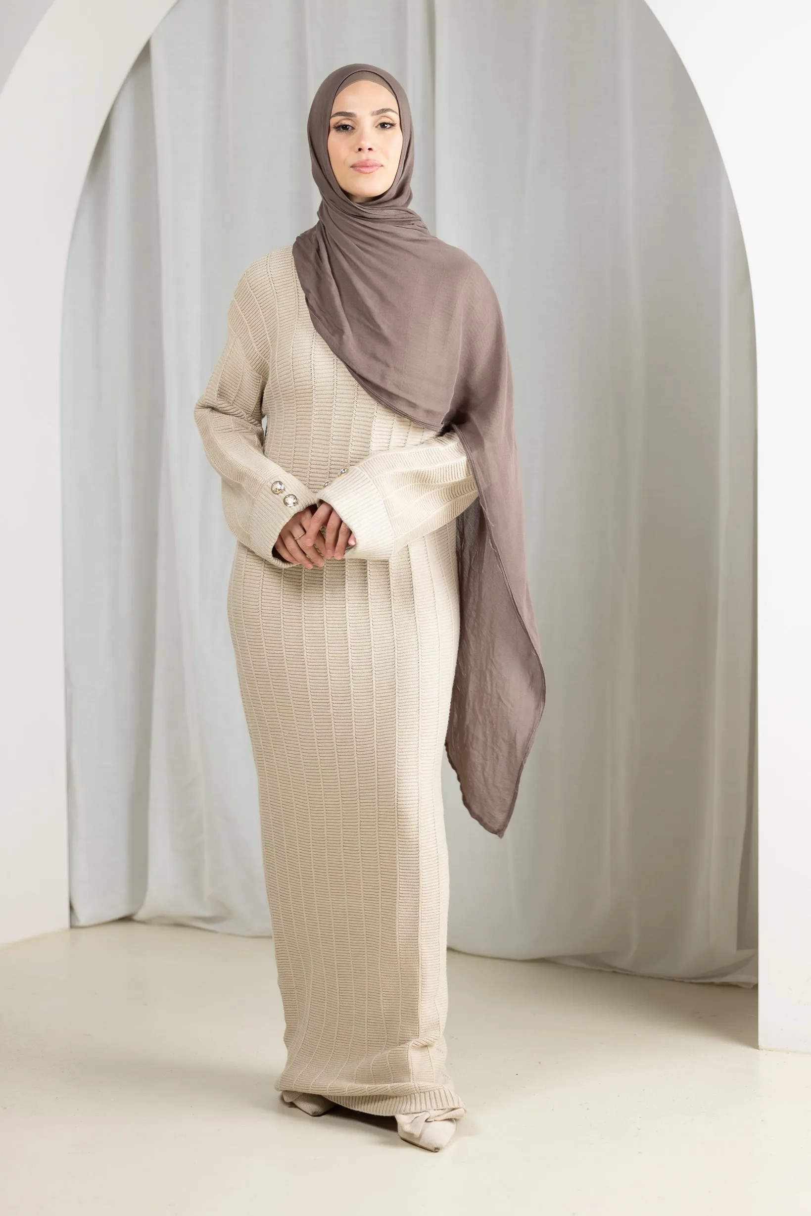 Brumal Maxi Knit Abaya