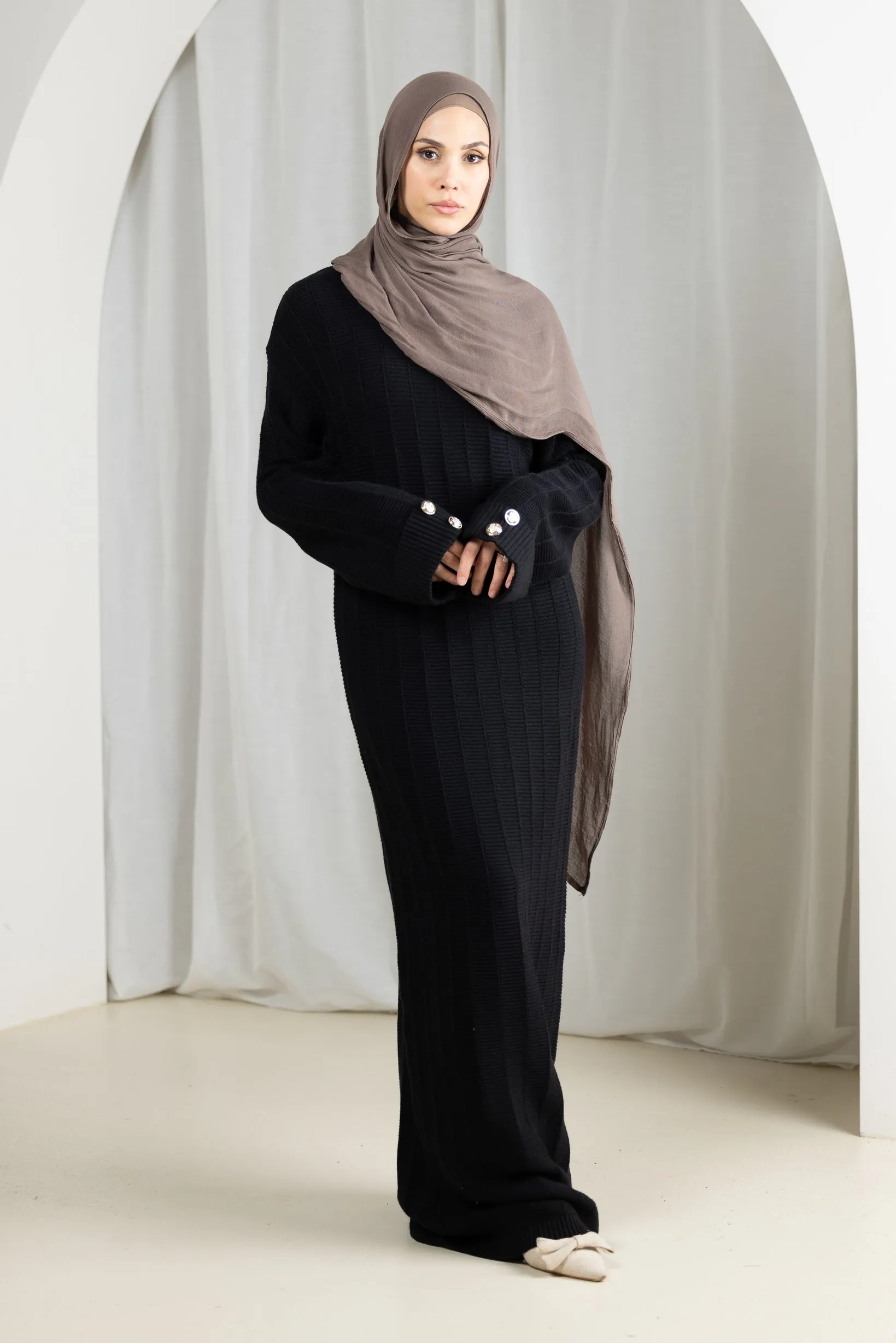 Brumal Maxi Knit Abaya