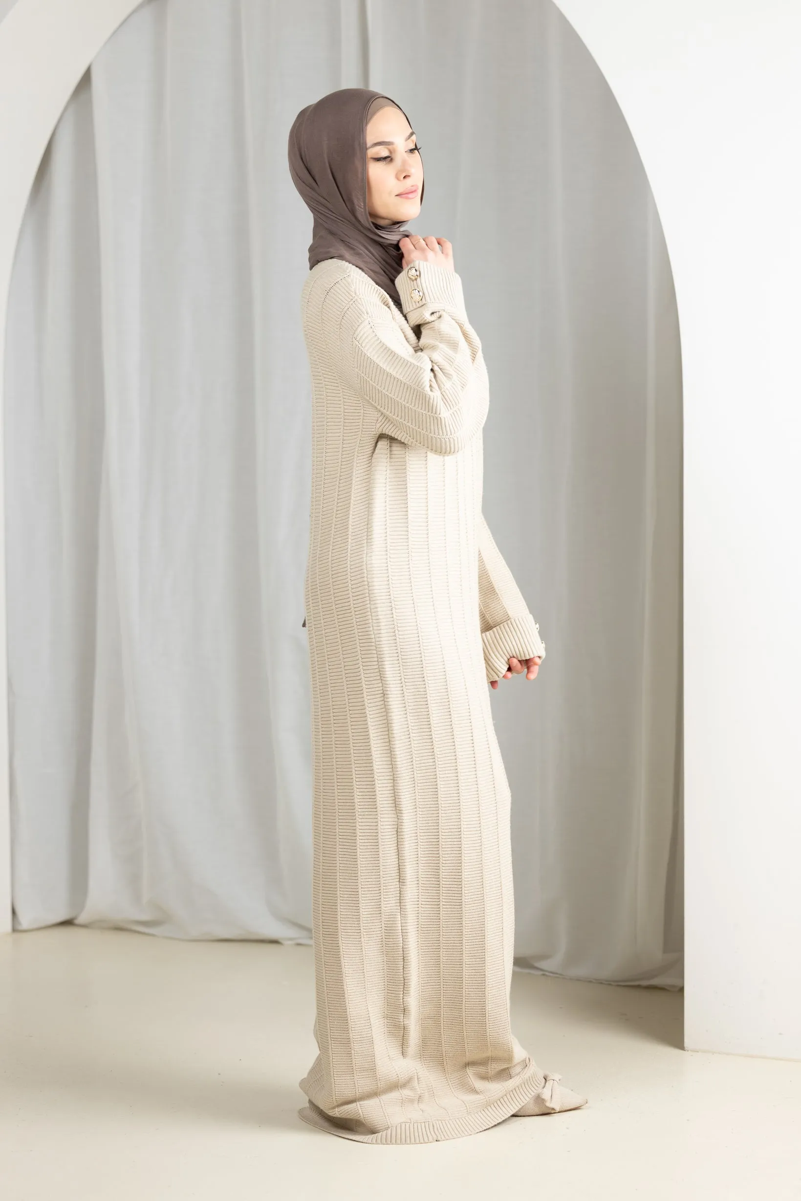 Brumal Maxi Knit Abaya