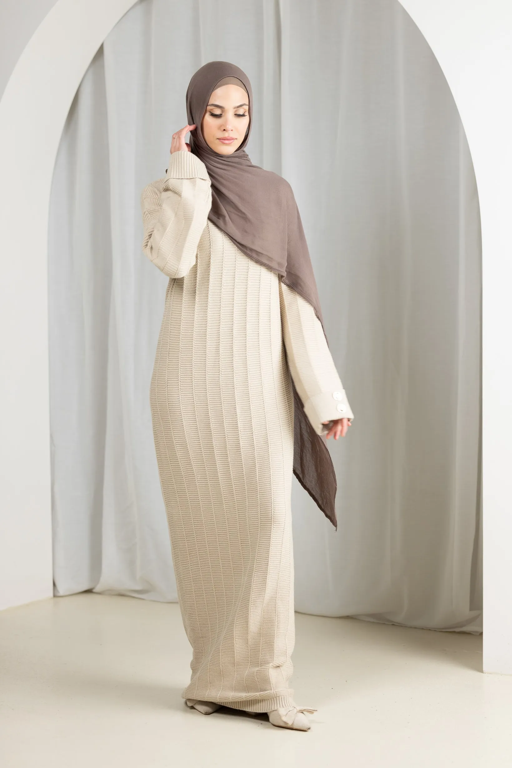 Brumal Maxi Knit Abaya