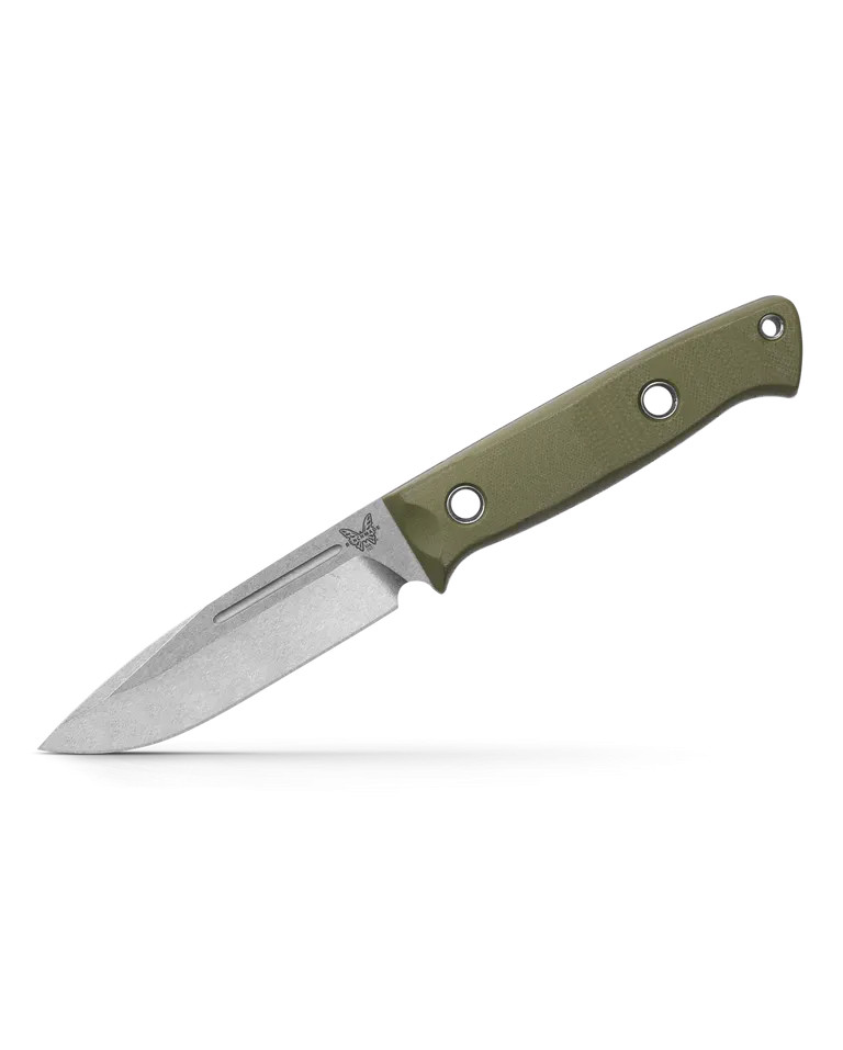 BUSHCRAFTER | OD GREEN G10| BLACK| CARBON FIBER | DROP-POINT