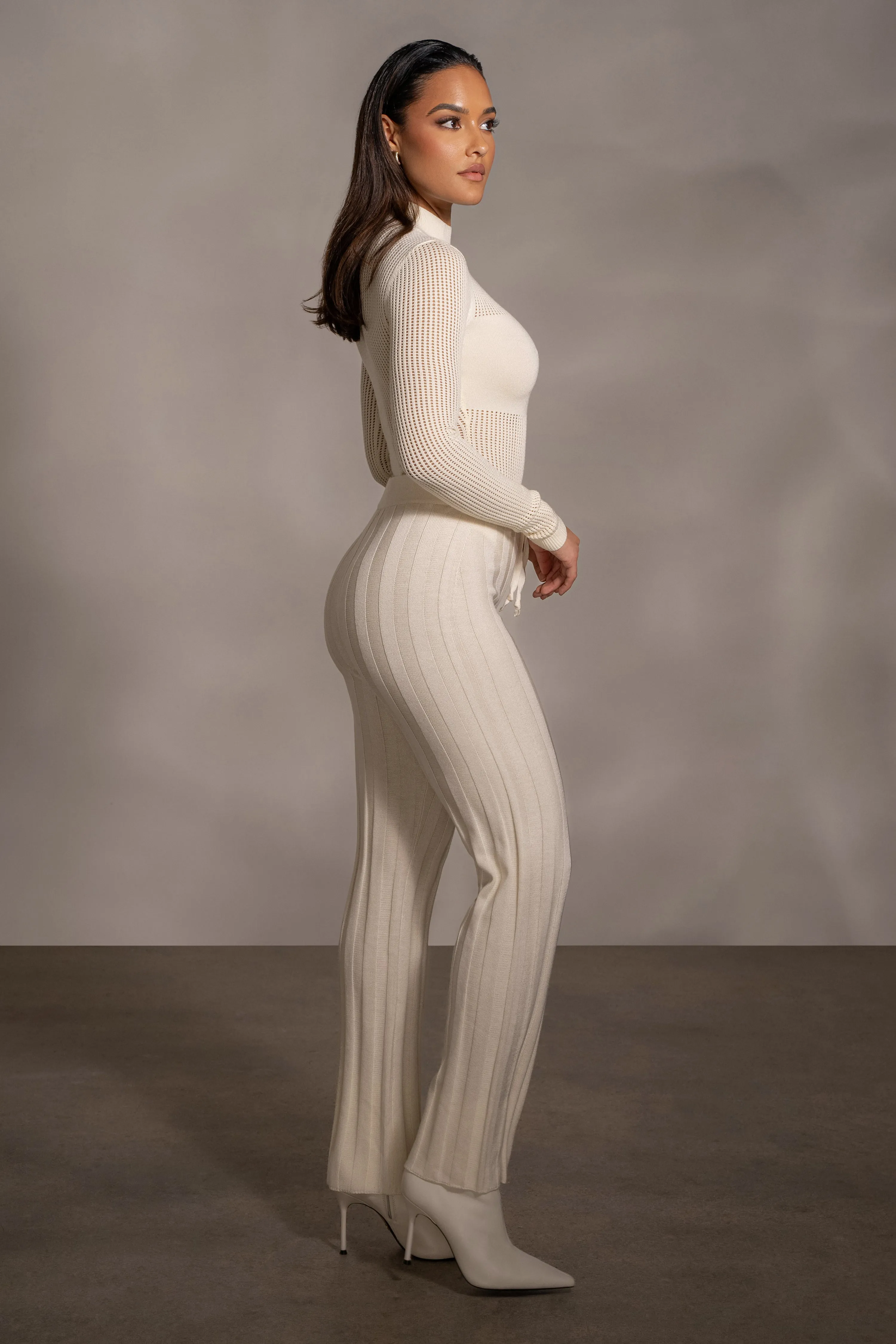 Buttercream Darcey Ribbed Pants