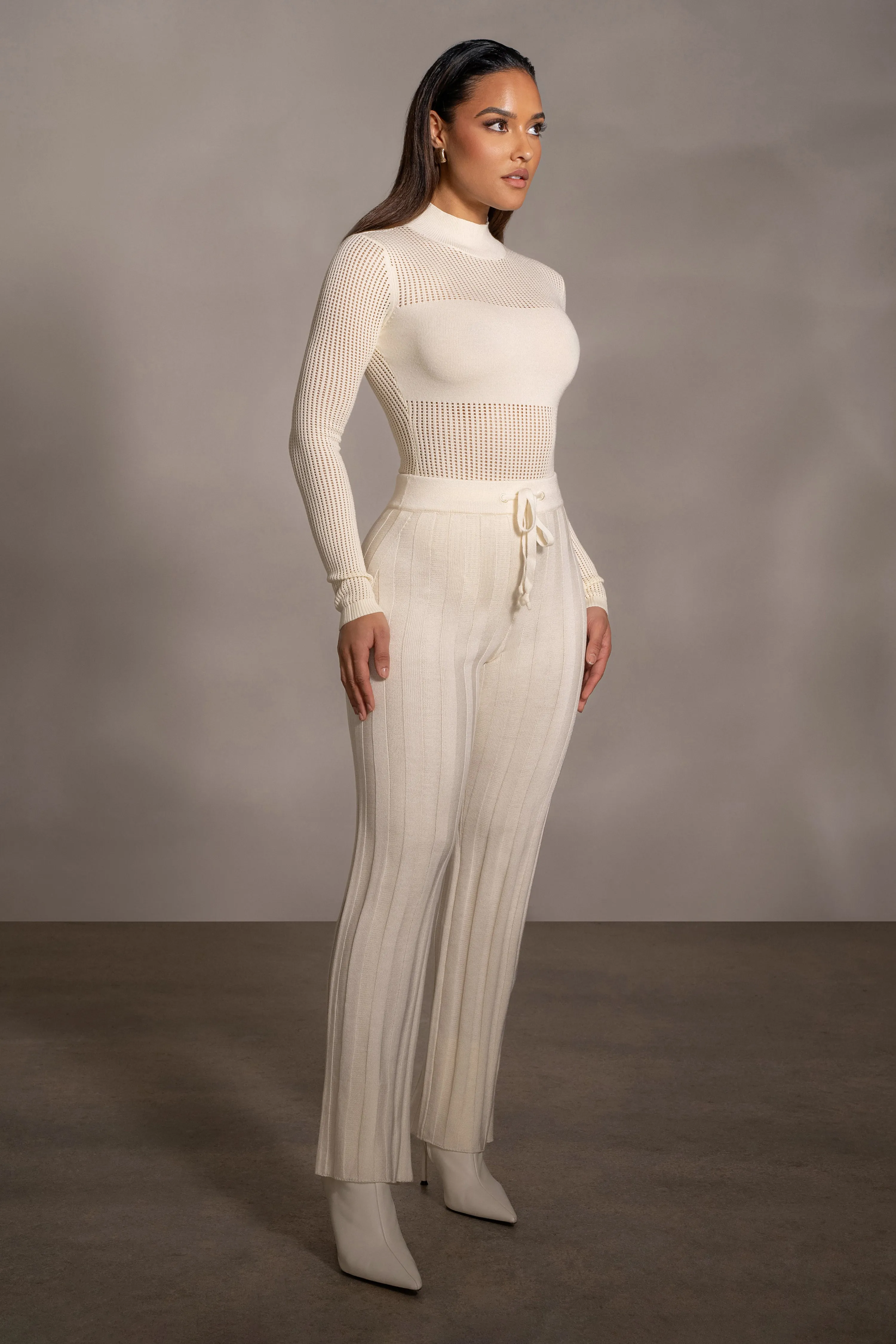 Buttercream Darcey Ribbed Pants