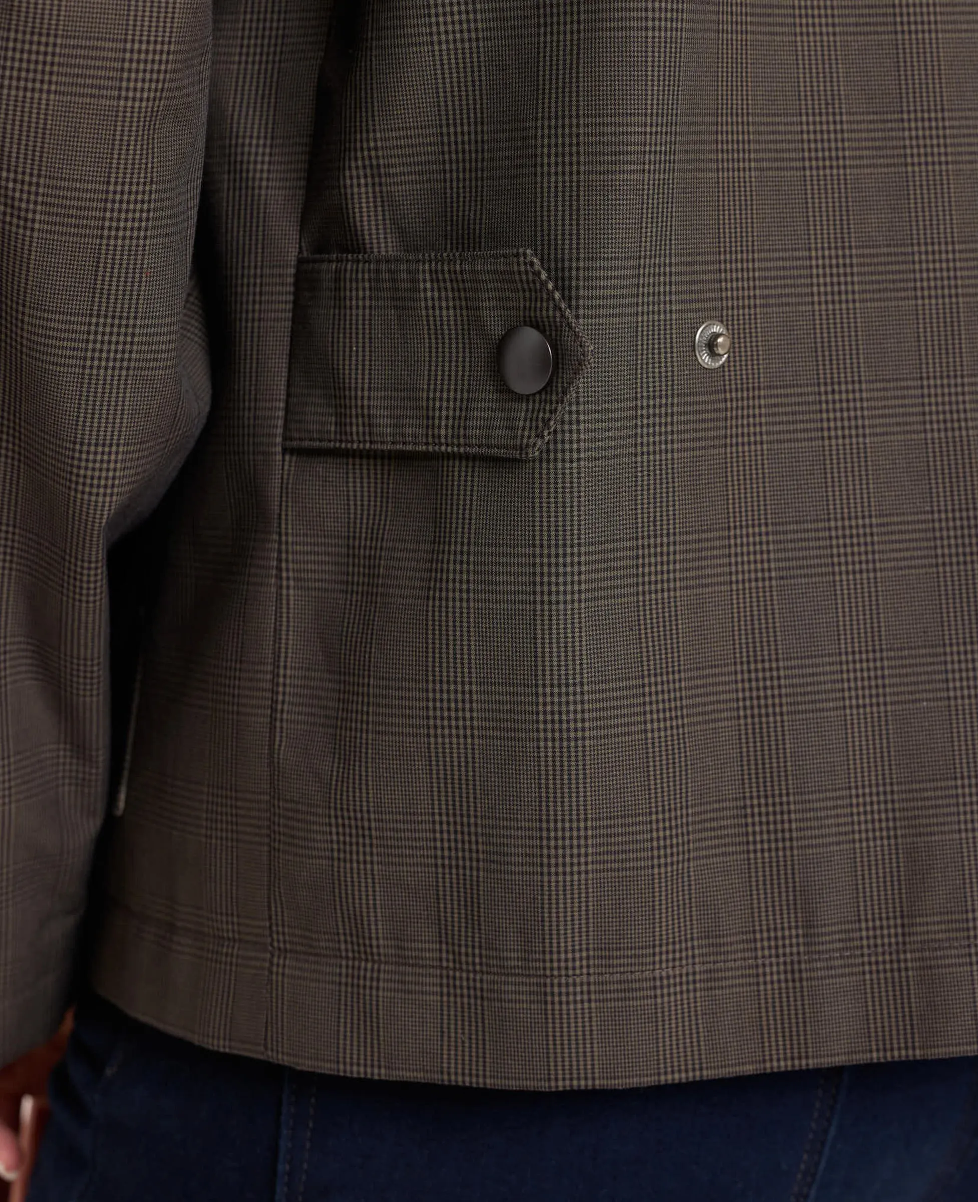 Callcott Water Resistant Cotton Check Jacket