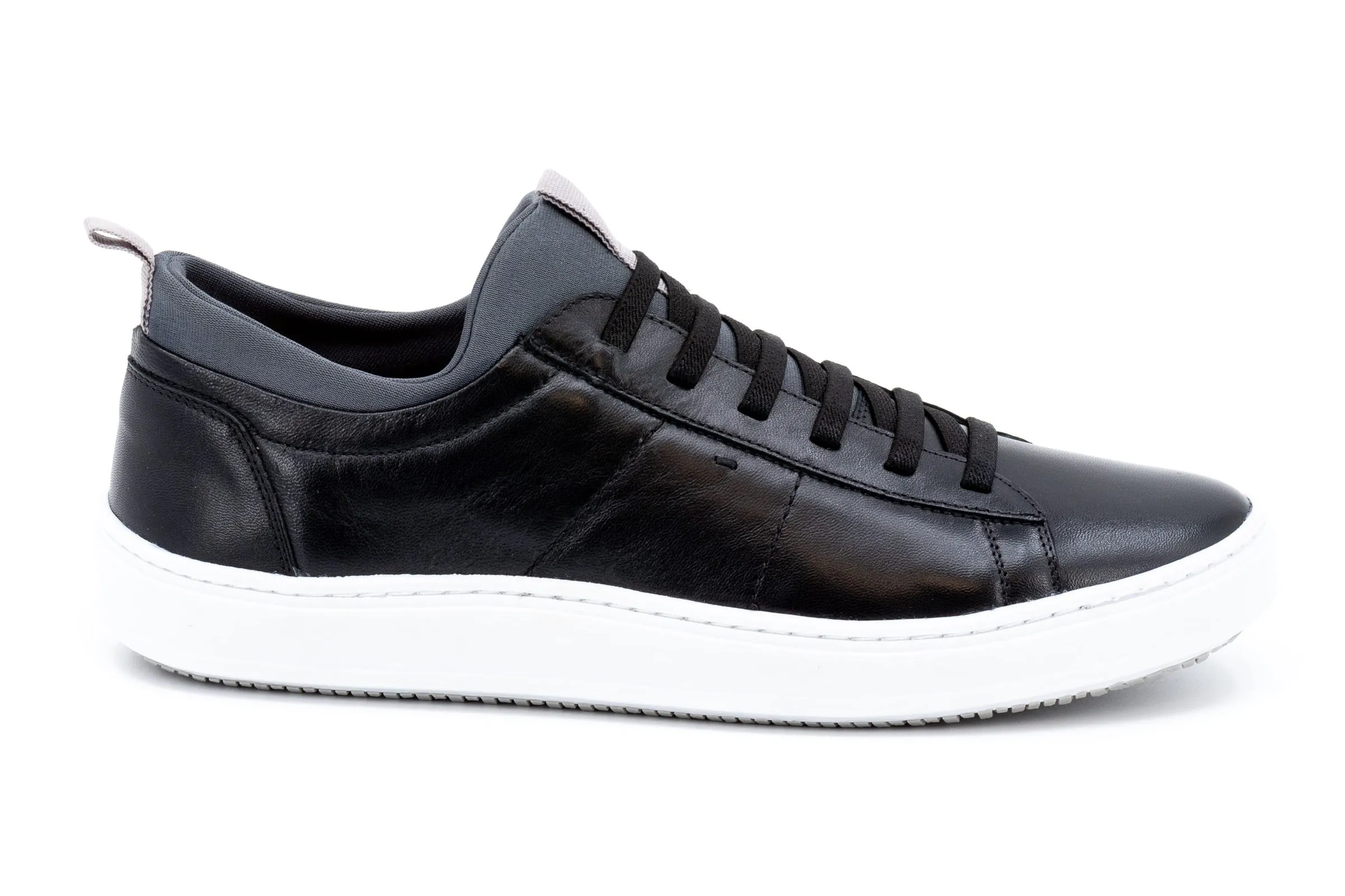 Cameron Sheep Skin Sneakers - Black