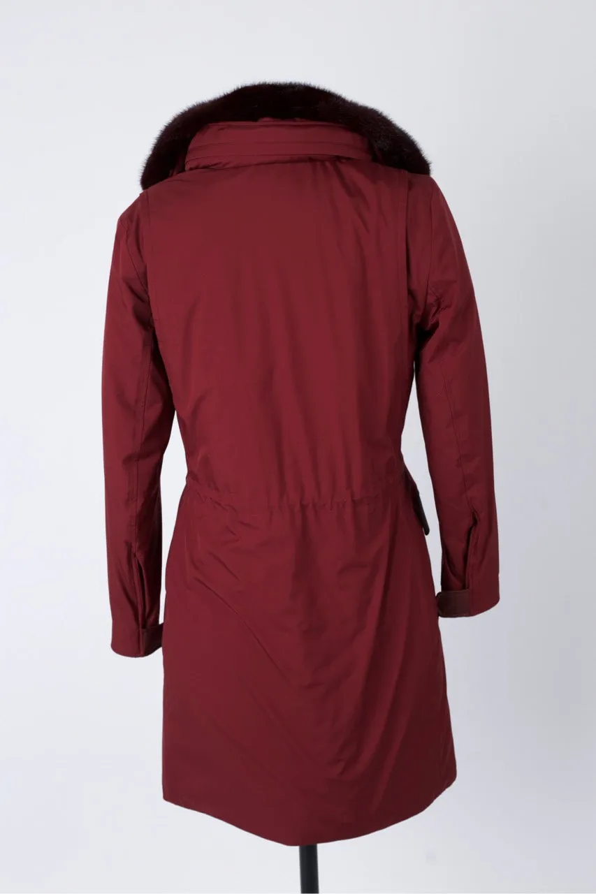 Cashmere Lined Waterproof Dress Coat