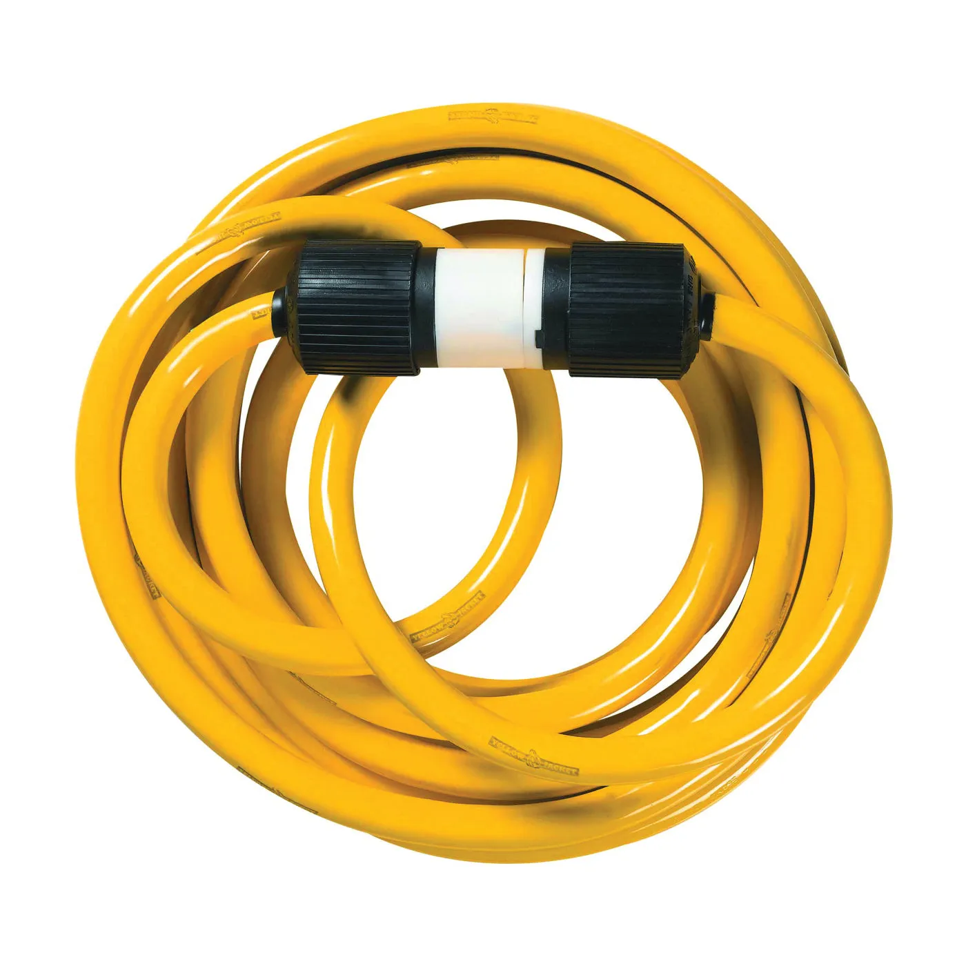 CCI 1381 Electrical Cord, 10 AWG Cable, 25 ft L, 20 A, 125/250 V, Yellow