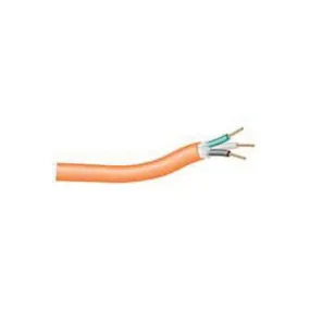 CCI 203076603 Electrical Cable, 14 AWG Wire, 3 -Conductor, Copper Conductor, TPE Insulation, PVC Sheath, 300 V