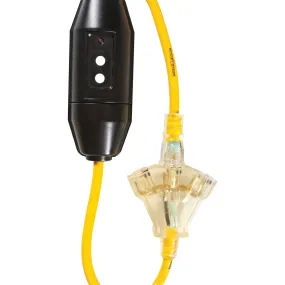 CCI 2816 Power Block, 2 ft Cable, 6 ft L, 15 A, 125 V, Yellow