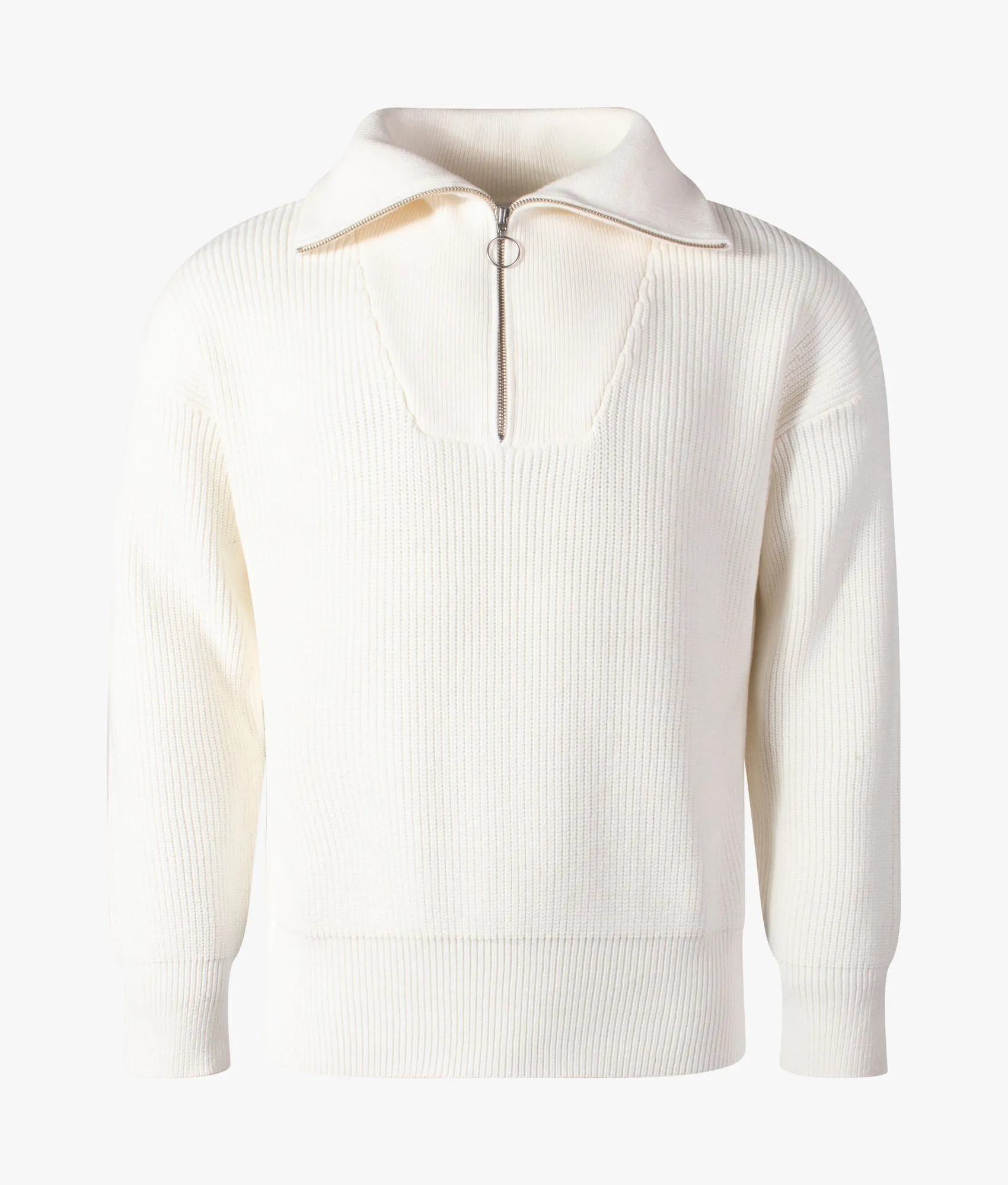 Chain Quarter Zip Knitted Jumper