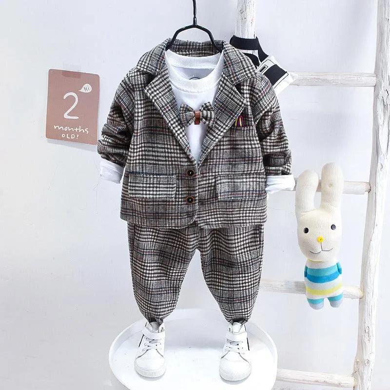 Children's Cotton Suit Three Piece