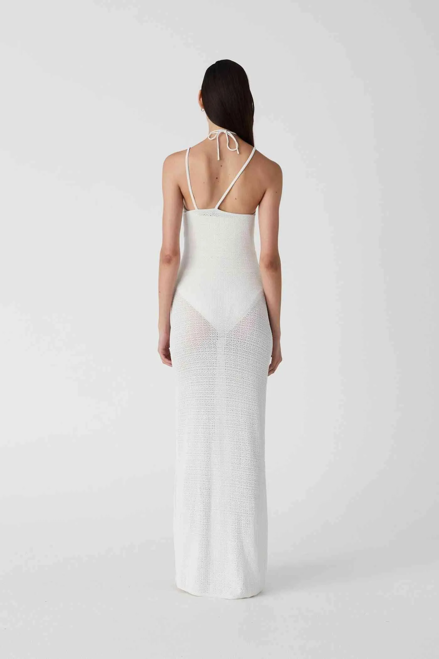 Clemency Pointelle Knit Maxi Dress