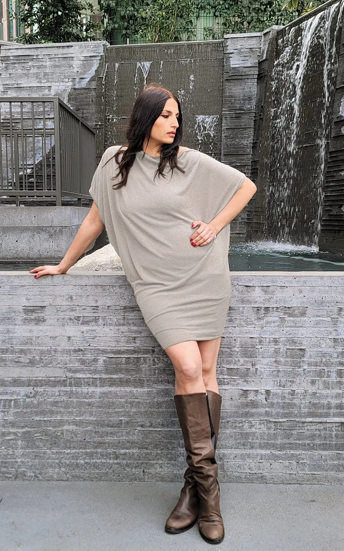 Cocoon Tunic Dress - Flight of Fancy Collection