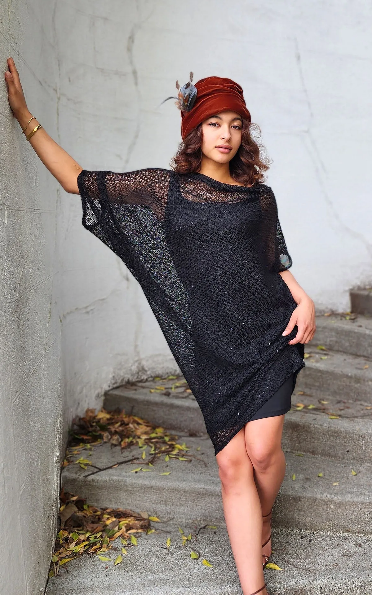 Cocoon Tunic Dress - Flight of Fancy Collection