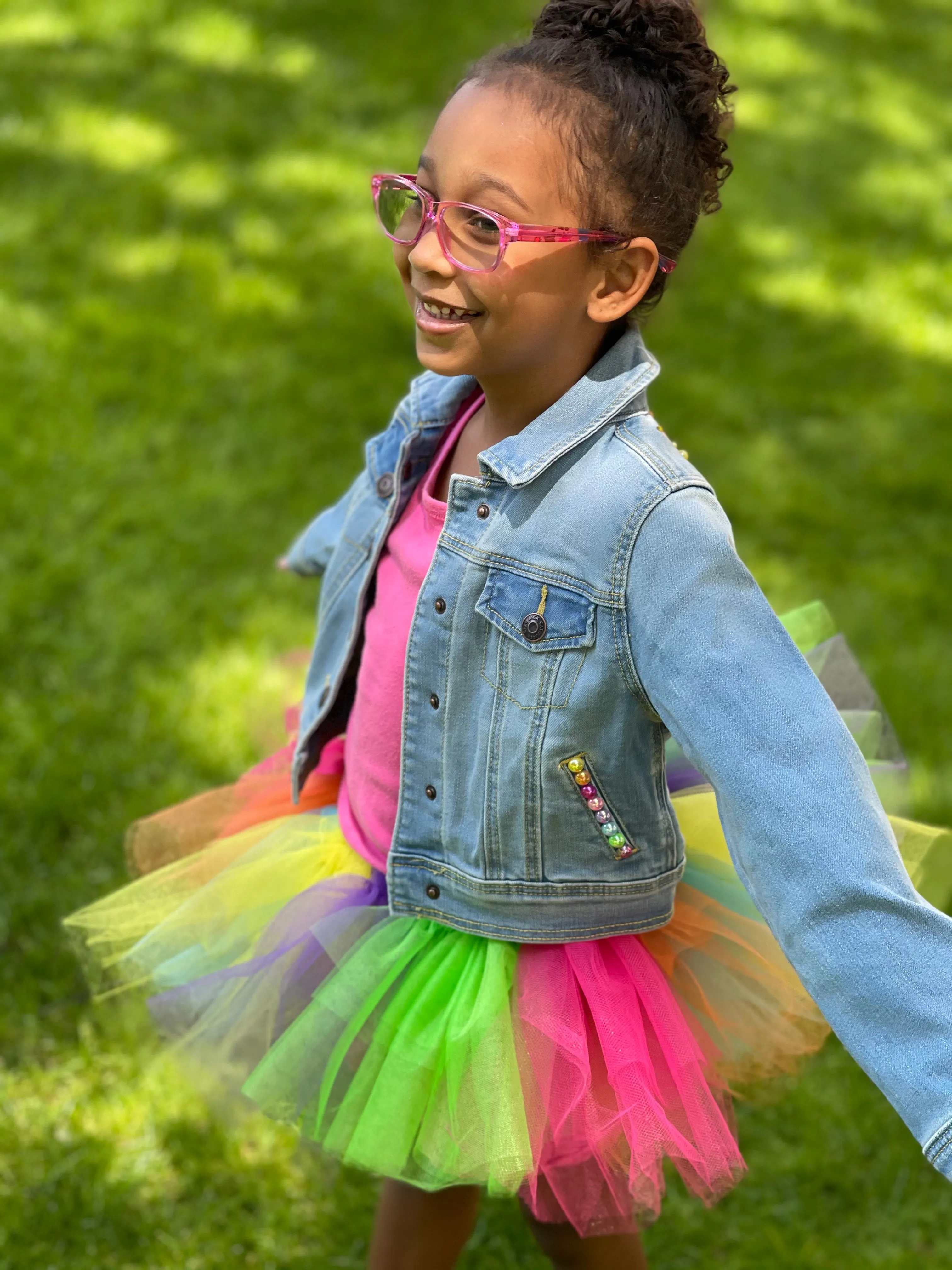 Color Splash Denim Jacket