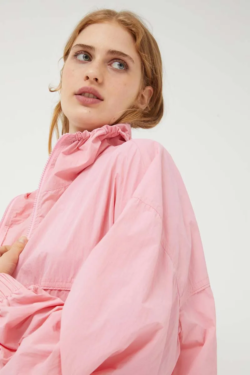 Compañia Fantastica - Pink High Neck Zip Up Jacket