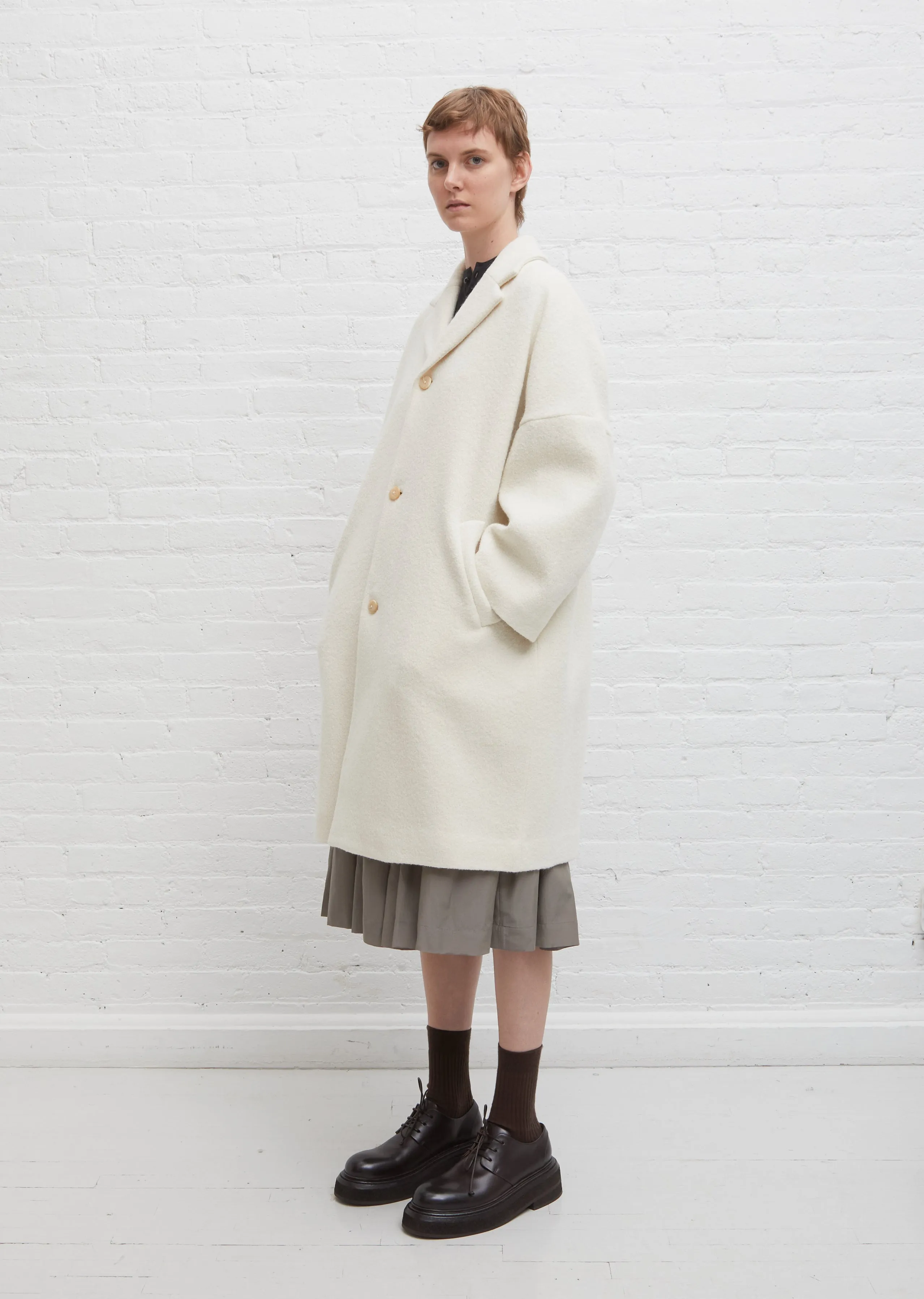 Cooper Wool Jersey Coat