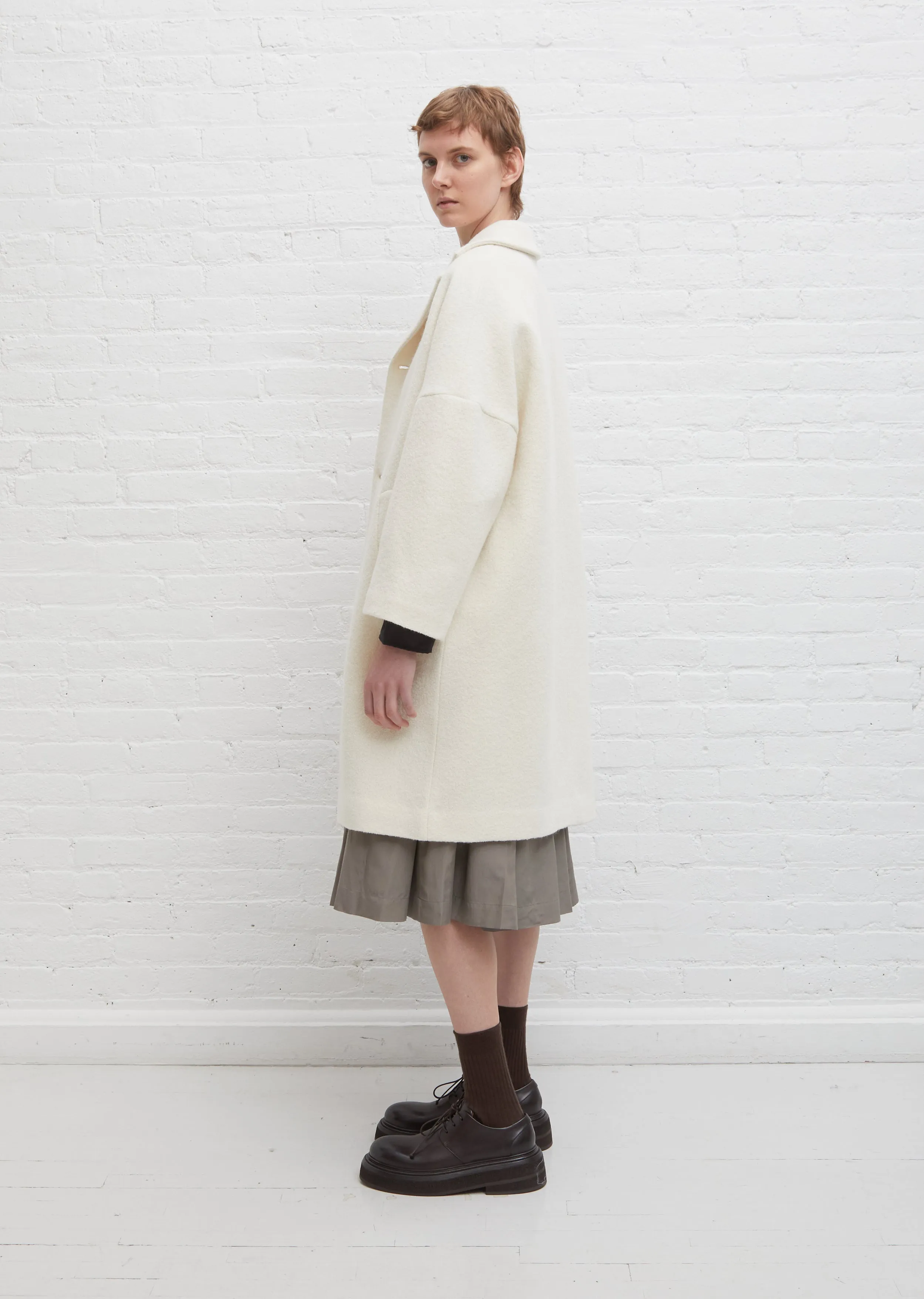 Cooper Wool Jersey Coat