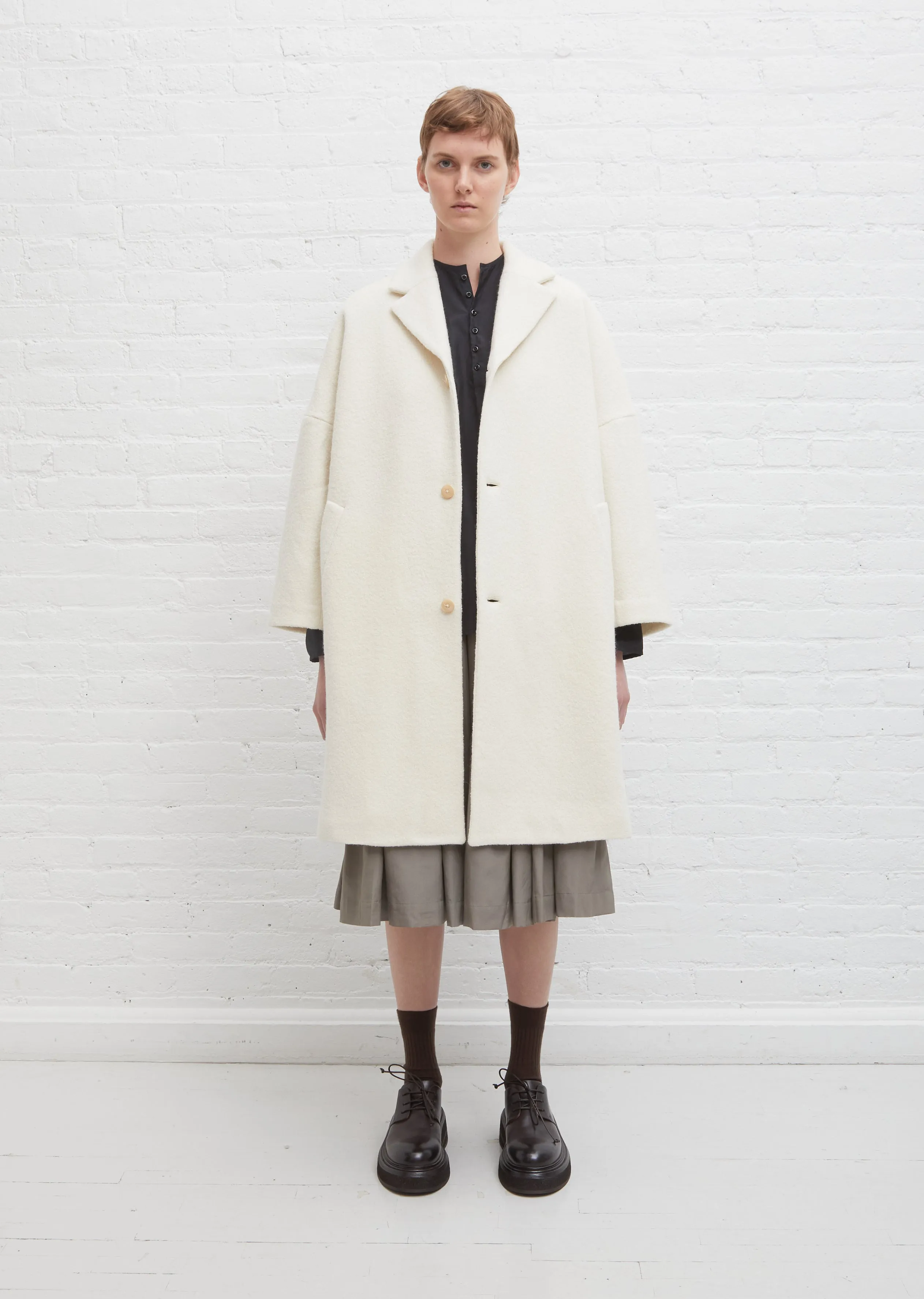 Cooper Wool Jersey Coat