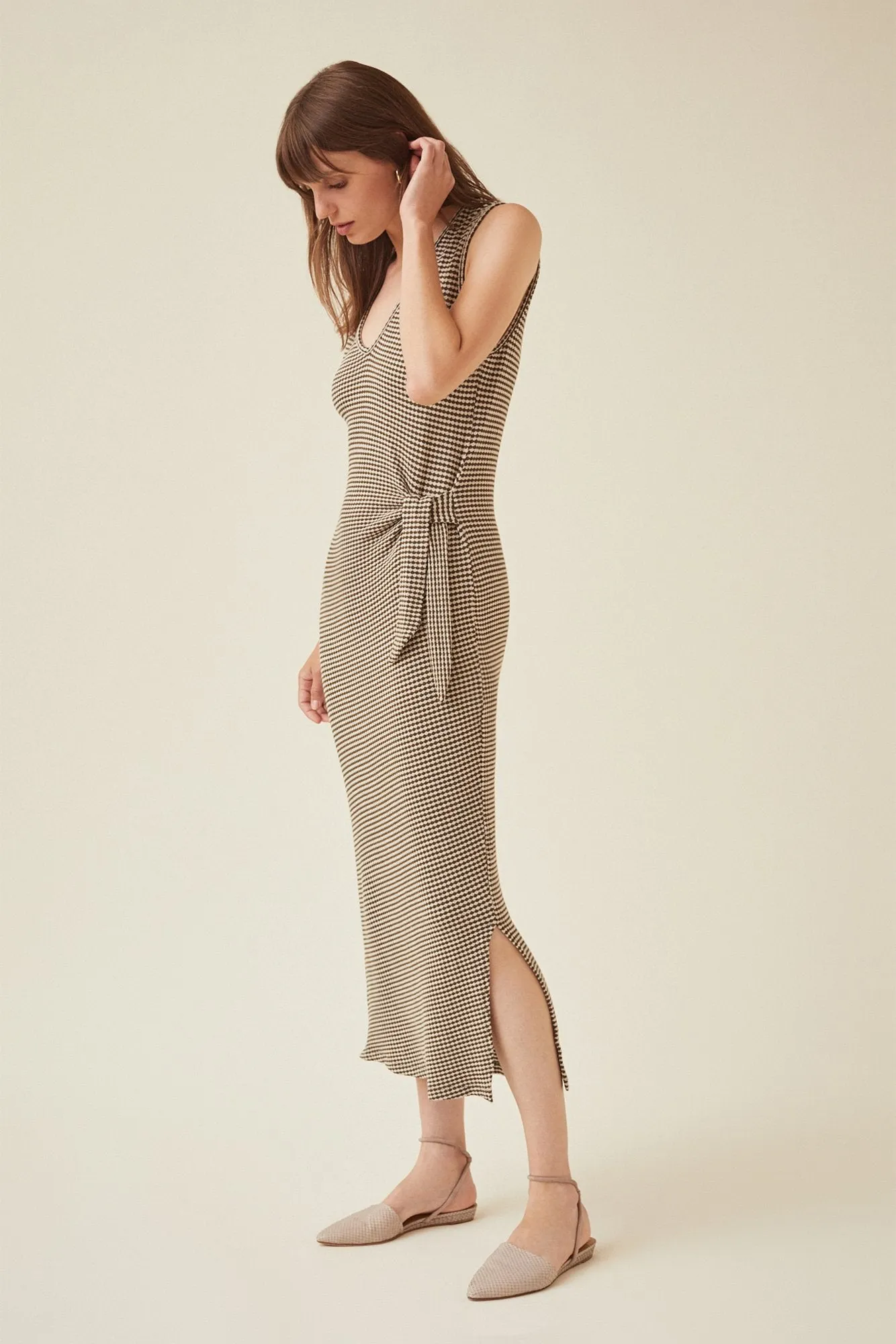 Cornelia Scallop Knit Dress