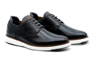 Countryaire Saddle Leather Plain Toe - Black