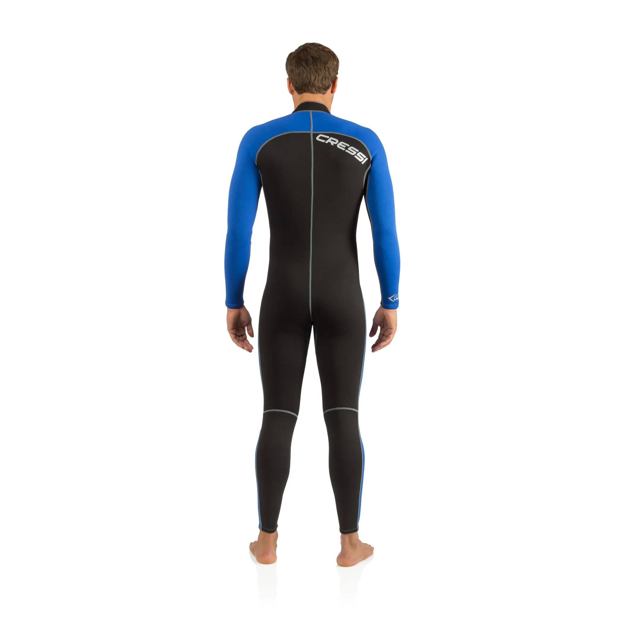 Cressi 2mm Mens Lido Long Full Front Zip Wetsuit