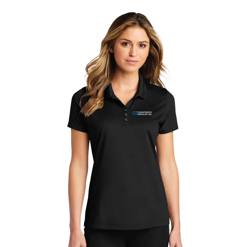 CSI Catastrophe Specialist, Inc Performance Polo, Ladies' Black