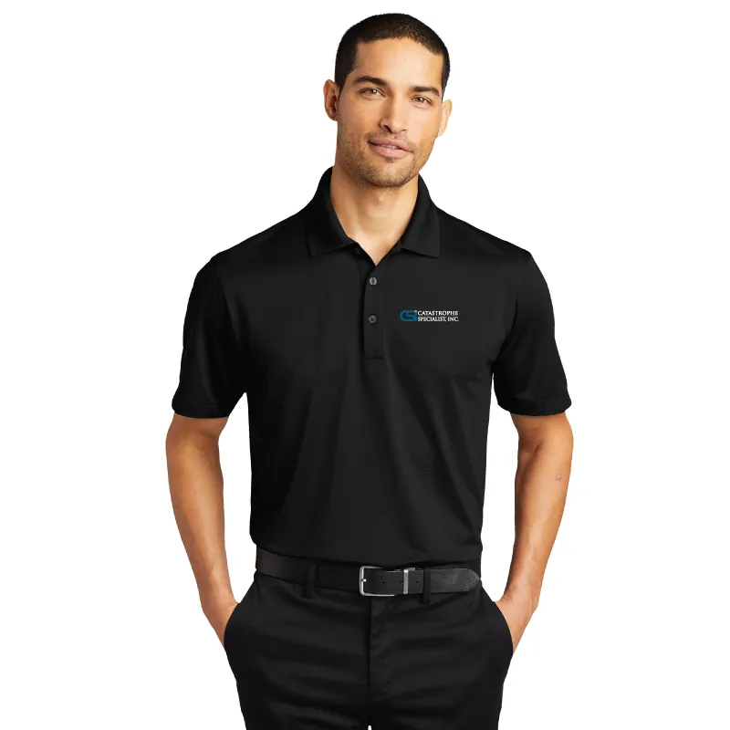 CSI Catastrophe Specialist, Inc Performance Polo, Men's Black