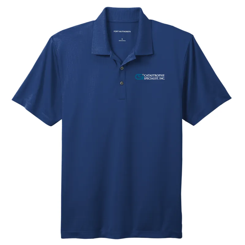 CSI Catastrophe Specialist, Inc Performance Polo, Men's Blue