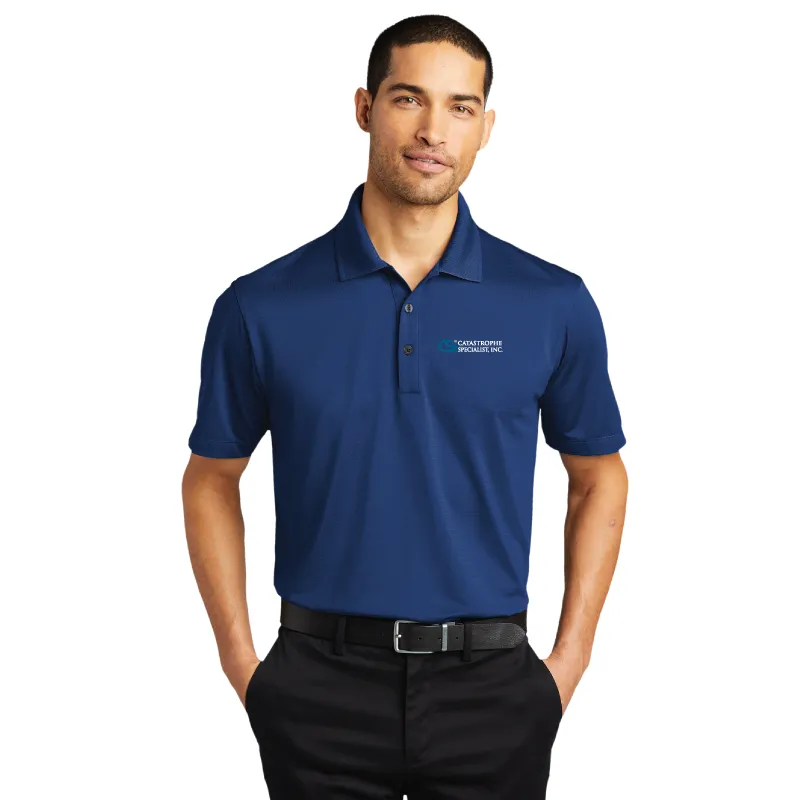 CSI Catastrophe Specialist, Inc Performance Polo, Men's Blue