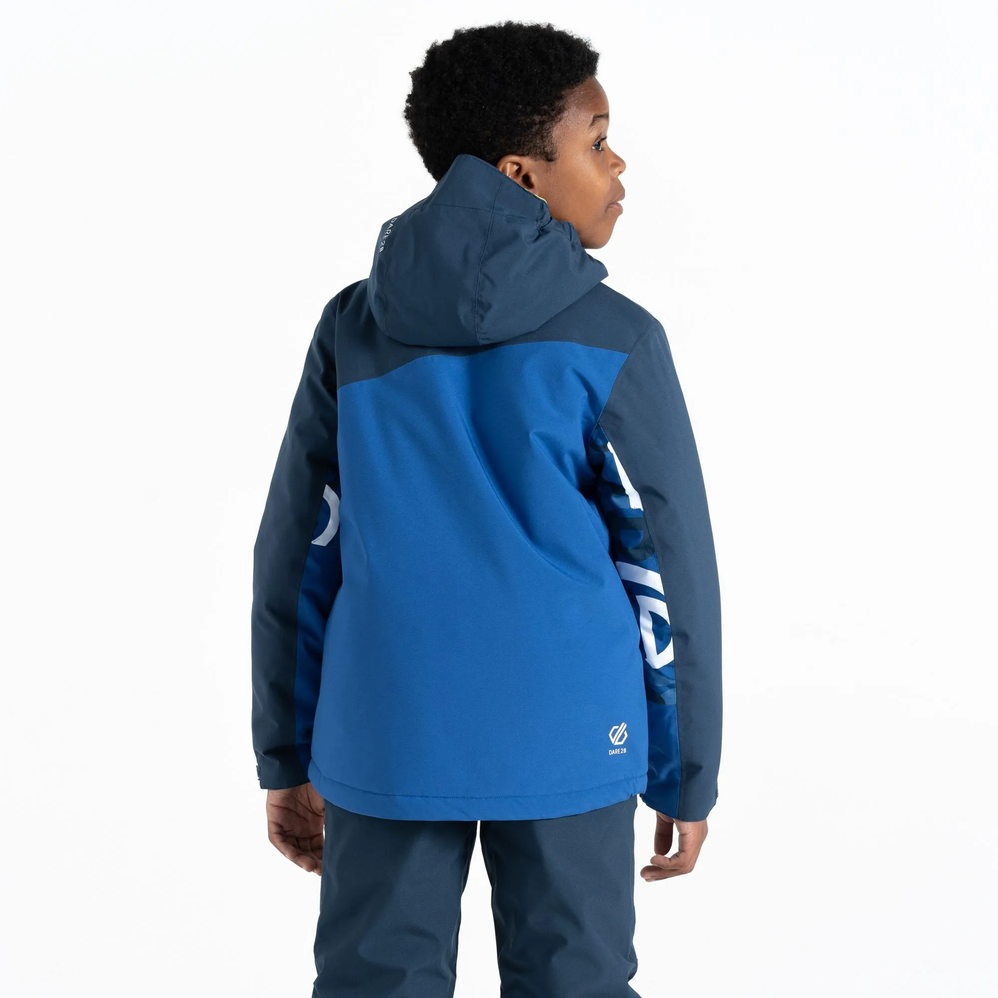 Dare2B Kids' Humour II Ski Jacket | Blue Graffiti Print