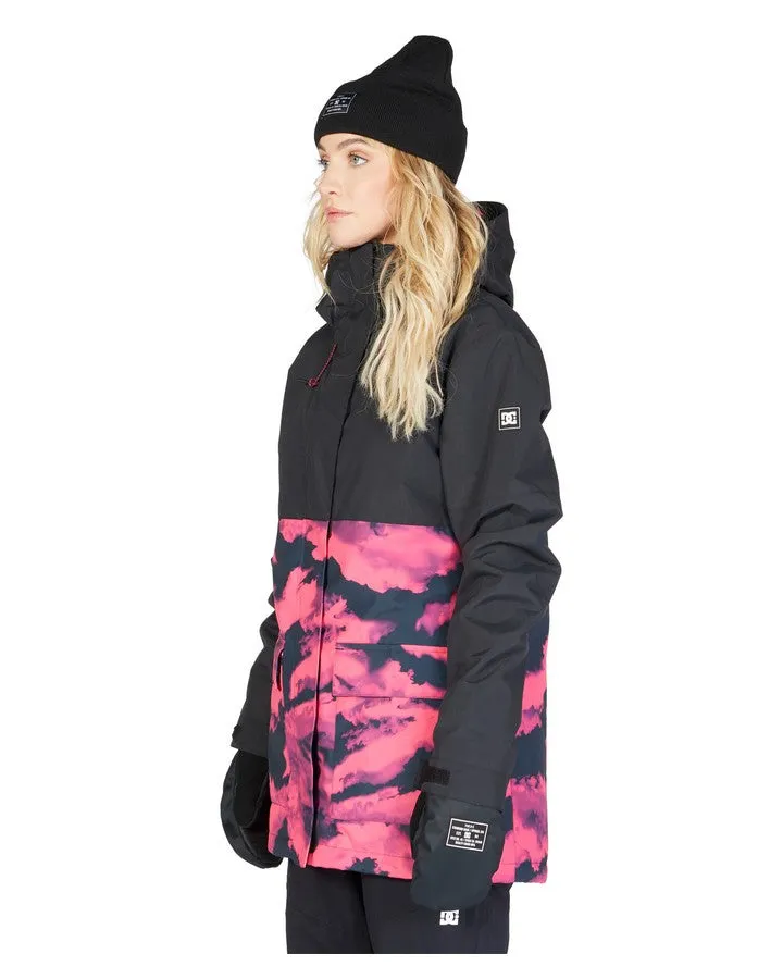 DC Cruiser Womens Snow Jacket - Crazy Pink Clouds - 2023