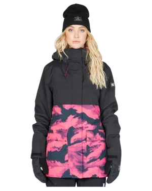 DC Cruiser Womens Snow Jacket - Crazy Pink Clouds - 2023