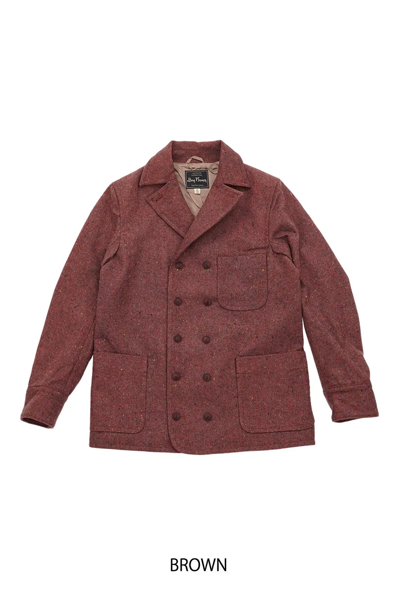 Double Breast Color Nep Wool Work Jacket “YOUNG VITO”