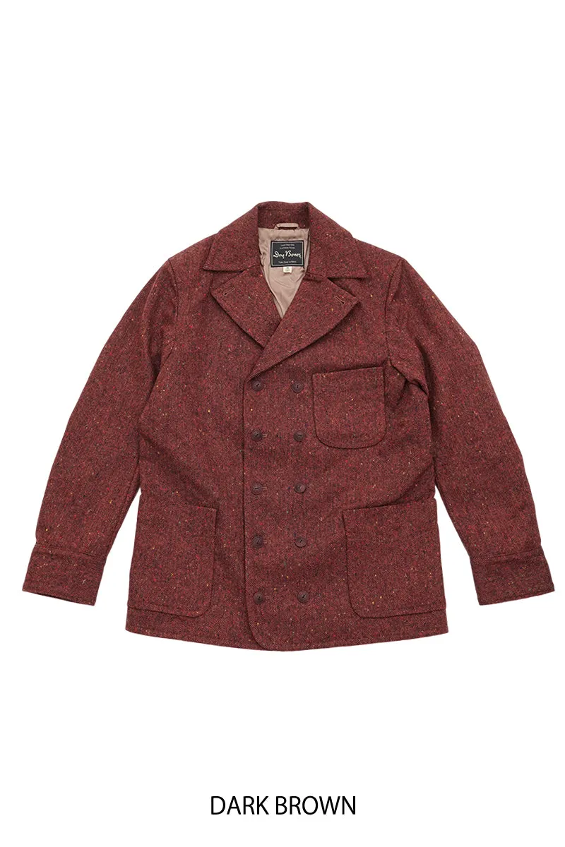 Double Breast Color Nep Wool Work Jacket “YOUNG VITO”