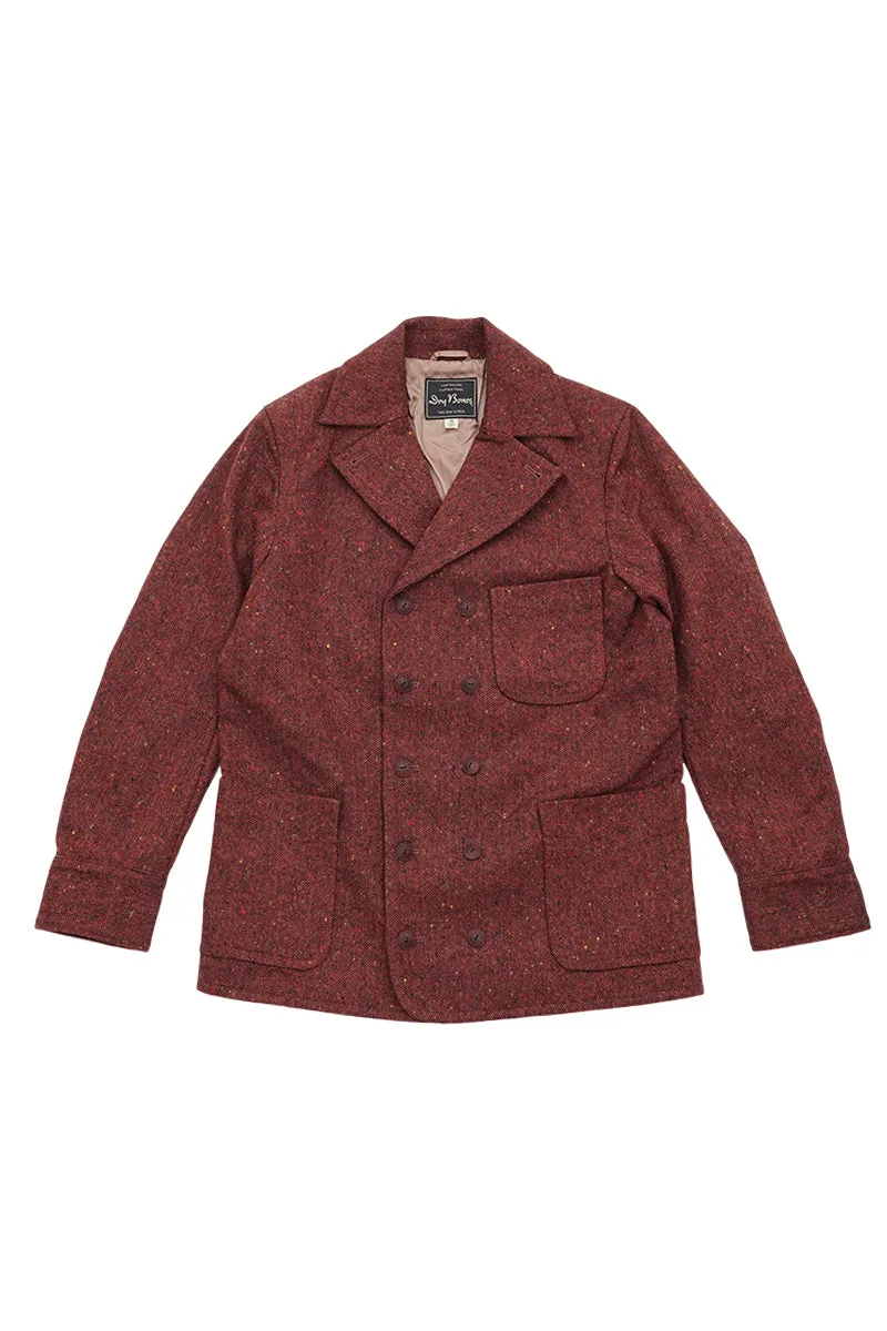 Double Breast Color Nep Wool Work Jacket “YOUNG VITO”