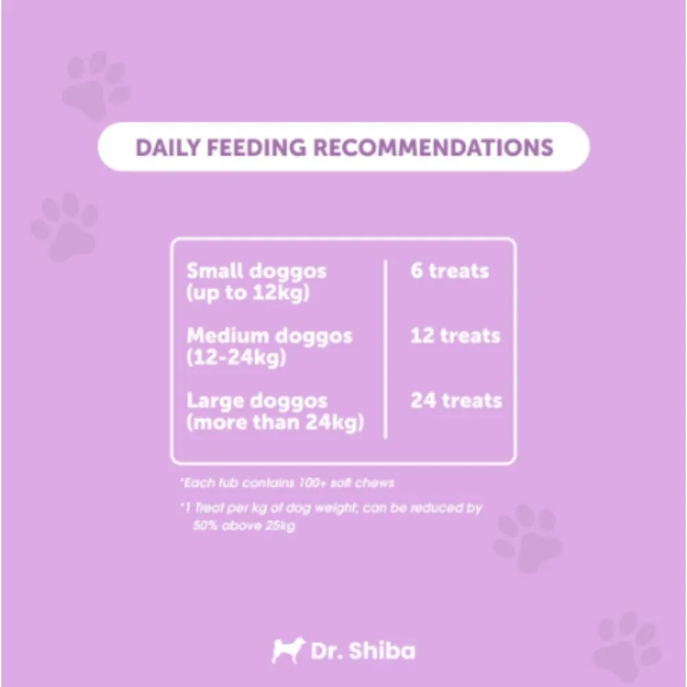 Dr. Shiba Dog Treats Supplement Silky Fur Salmon 250g