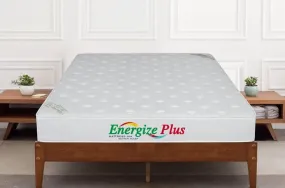 Energize Plus Orthopaedic Mattress, Rebonded Foam with Coir Layer Ideal for Neck and Spinal Support, Extra Hard Firm, 5 Years Warranty, King Size (78X72X5.5 Inches)