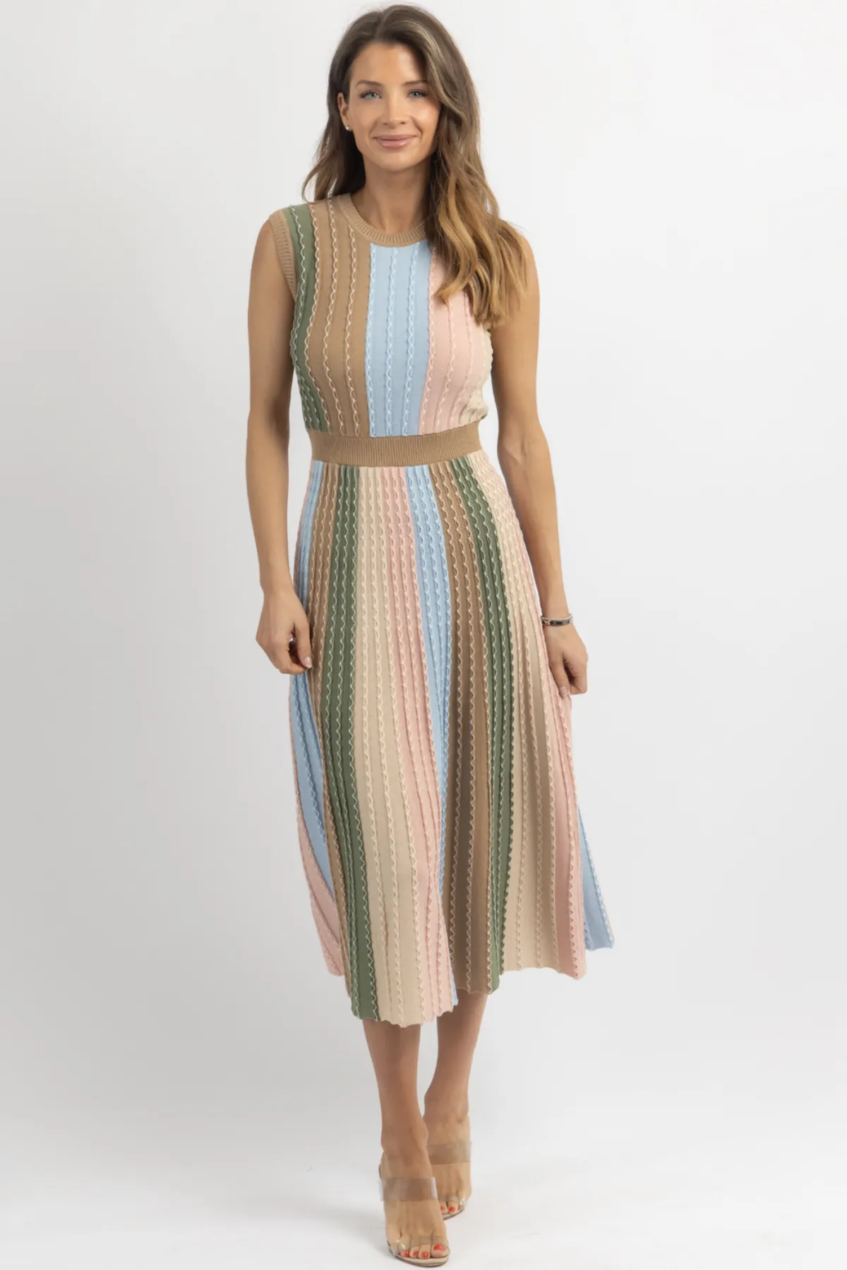 ESTEL STRIPED MIDI DRESS *BACK IN STOCK*