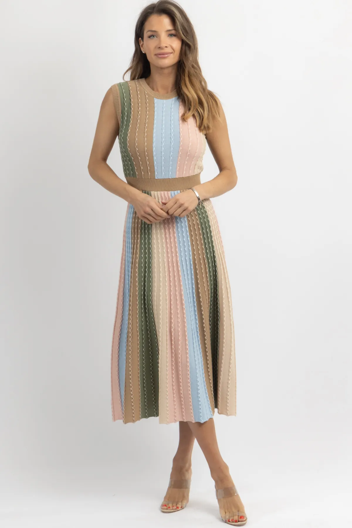 ESTEL STRIPED MIDI DRESS *BACK IN STOCK*