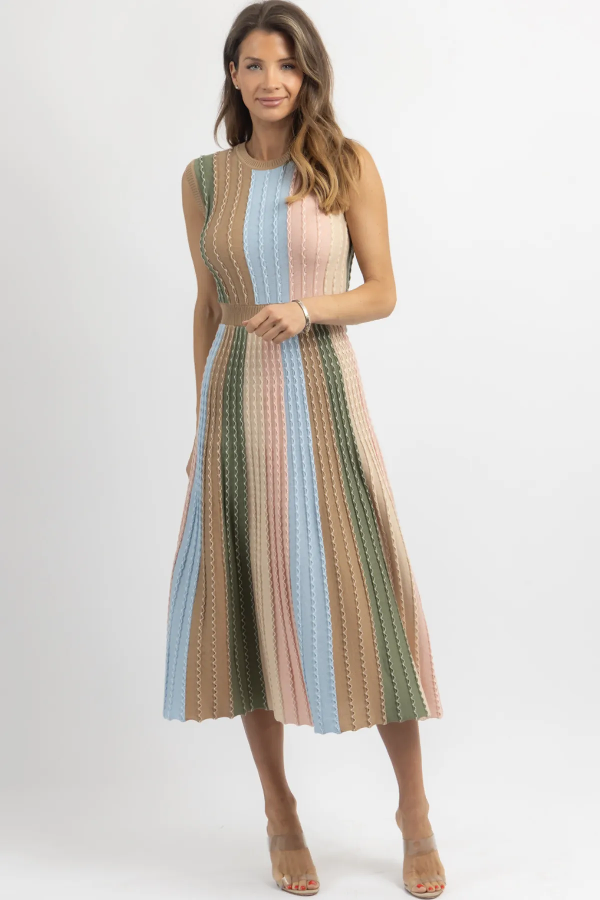 ESTEL STRIPED MIDI DRESS *BACK IN STOCK*