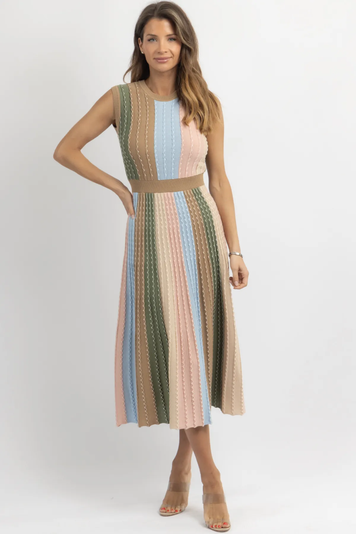 ESTEL STRIPED MIDI DRESS *BACK IN STOCK*