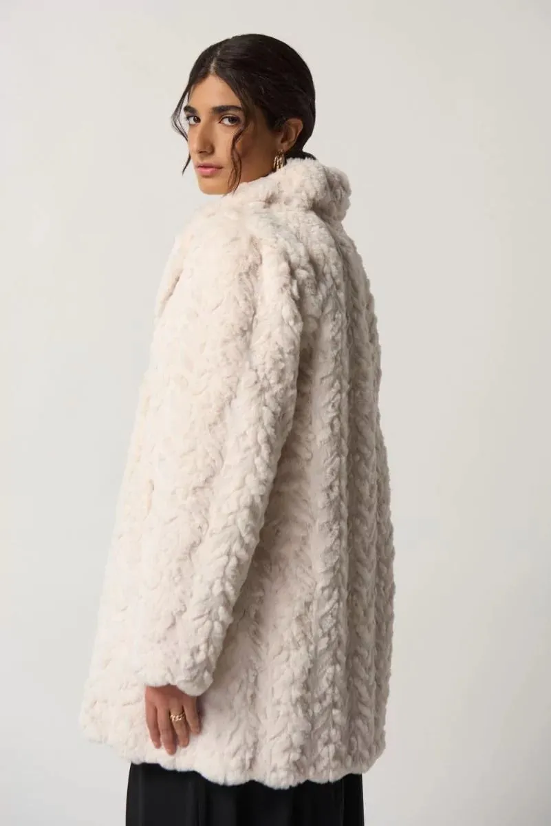 Faux-fur coat