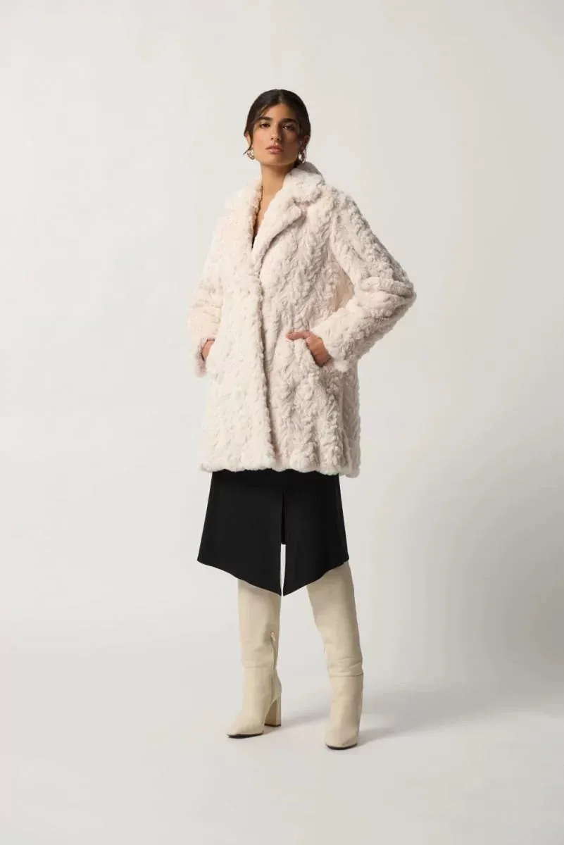 Faux-fur coat