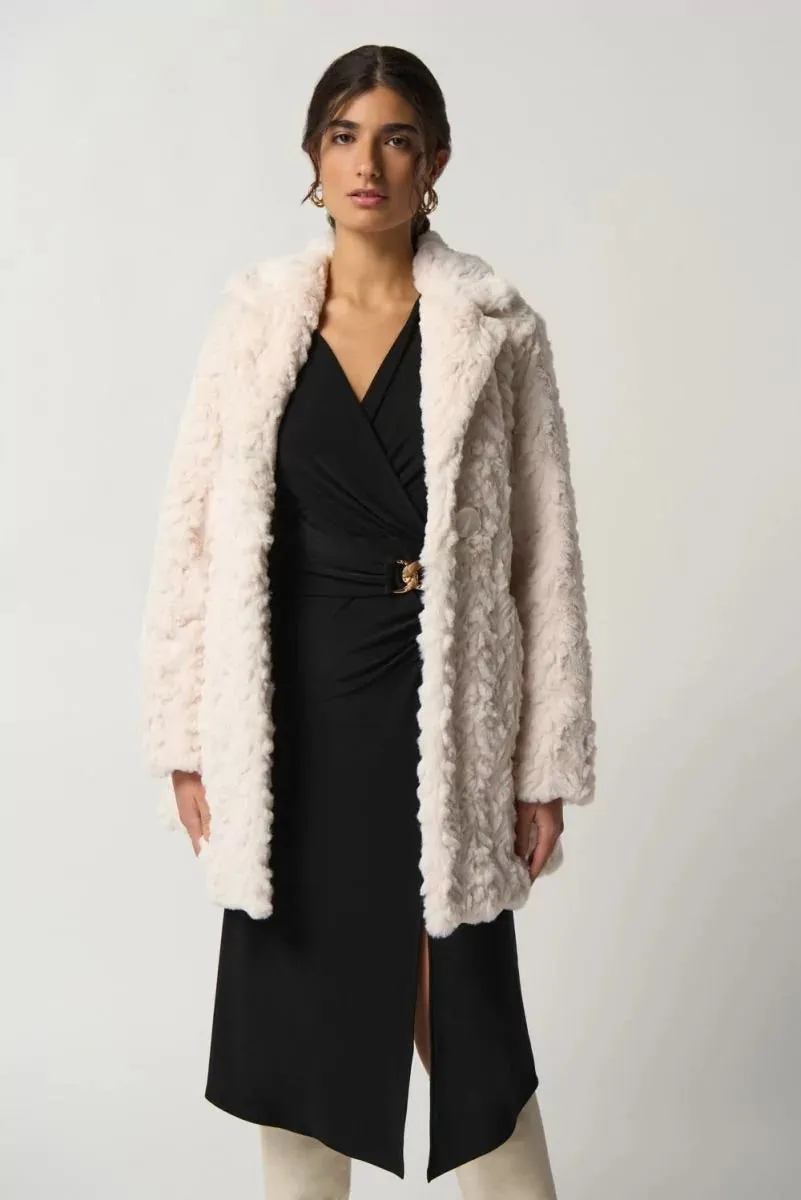 Faux-fur coat