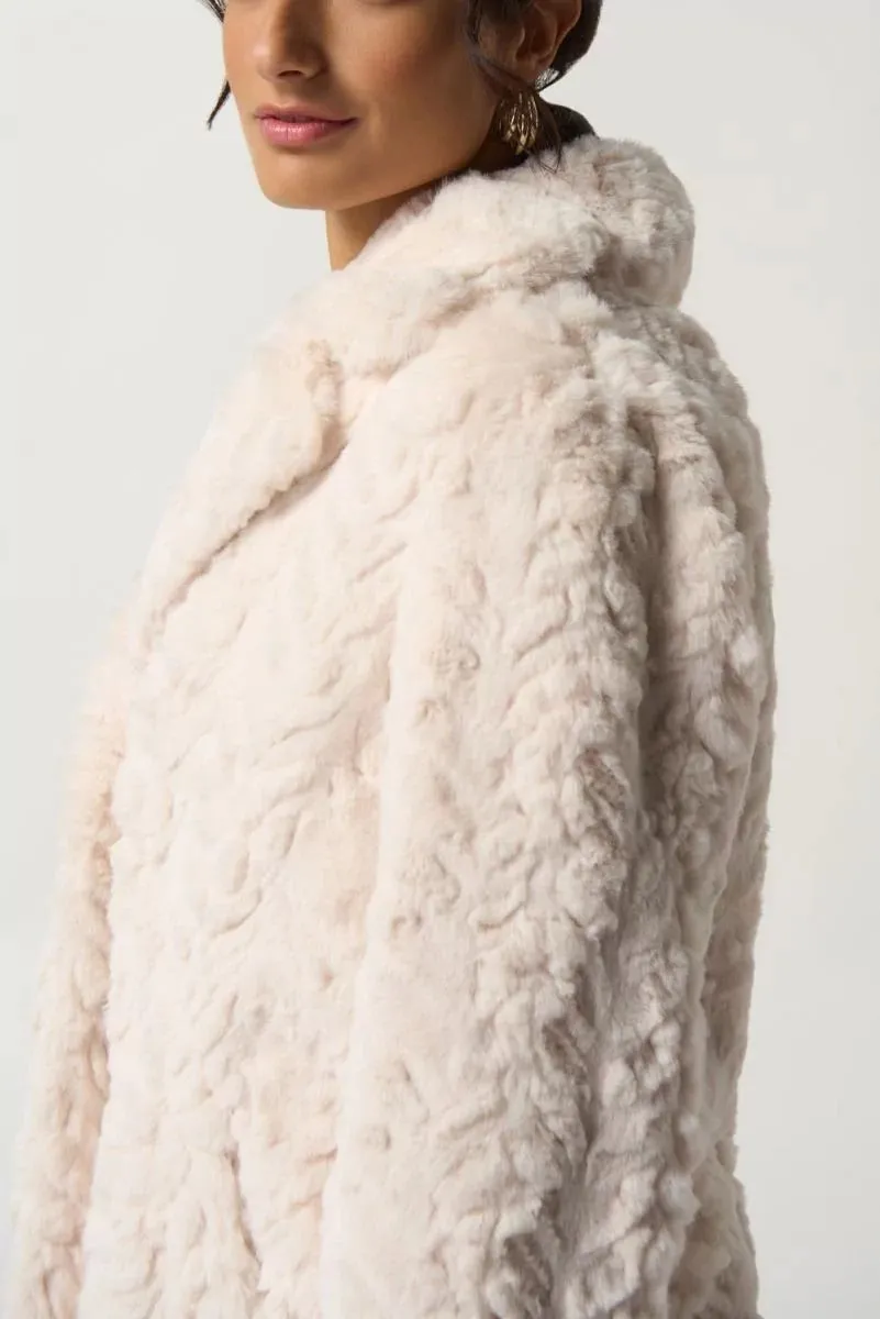 Faux-fur coat