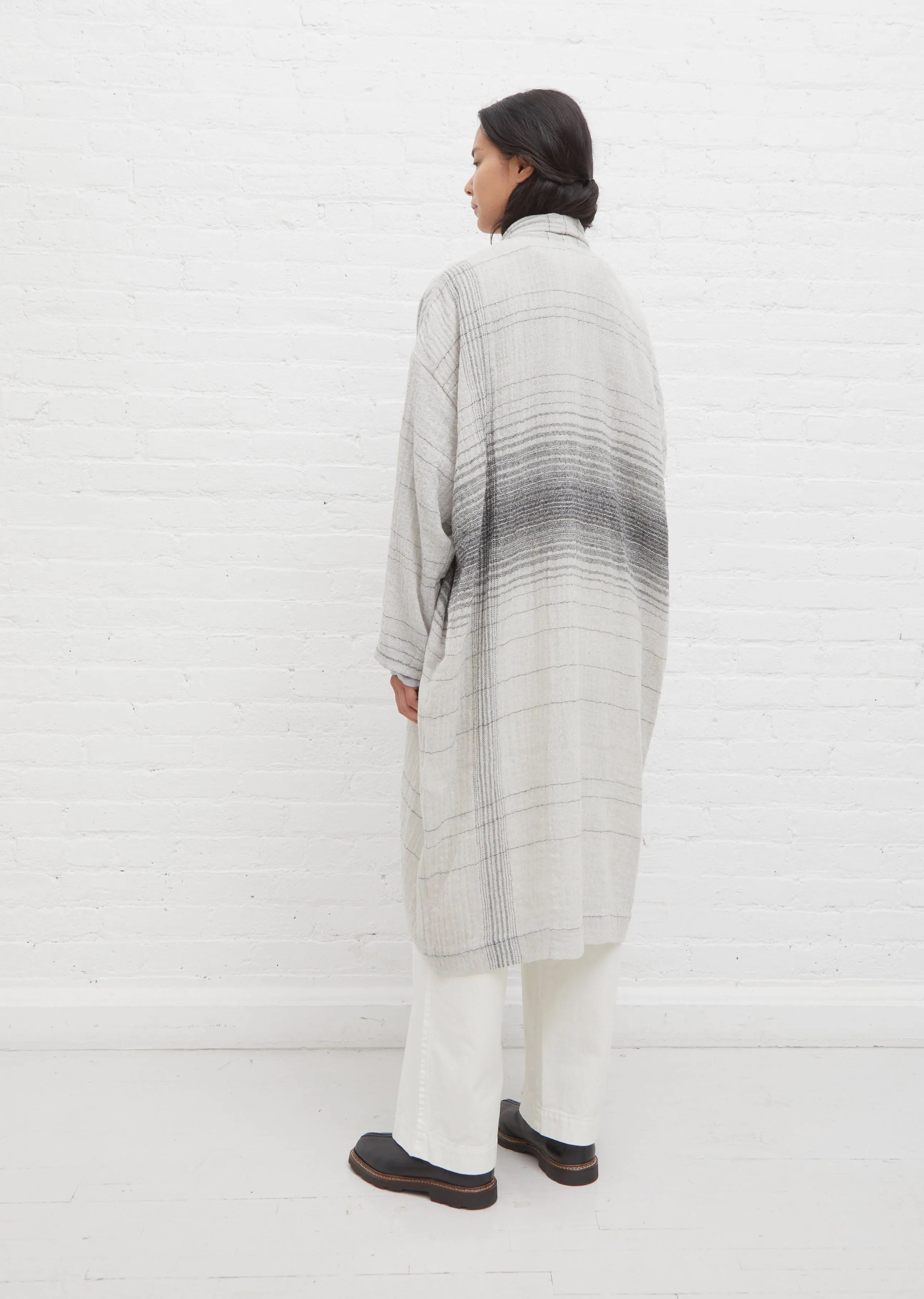 Fine Line Check Coat