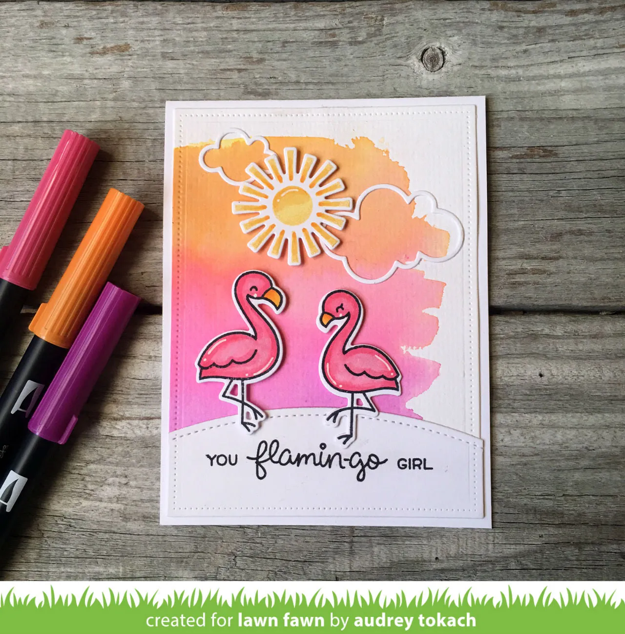 flamingo together