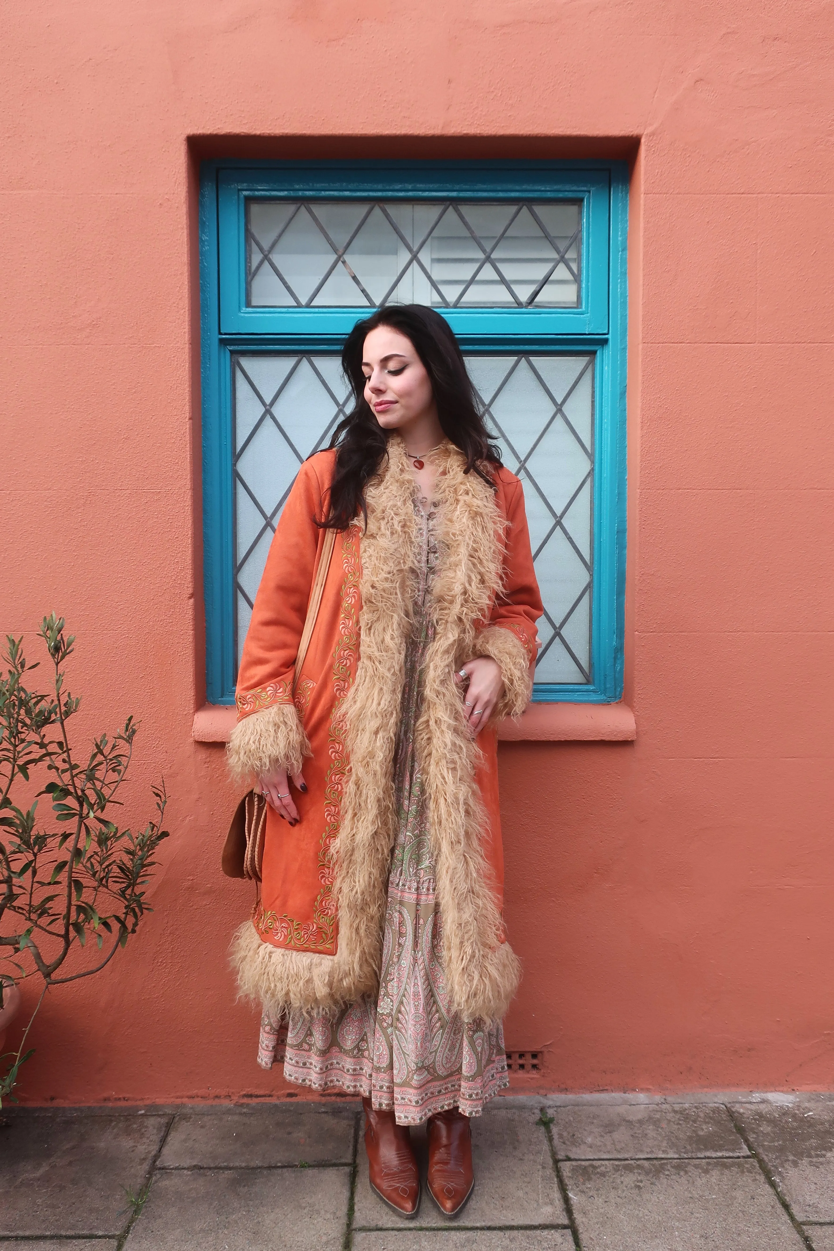 Fleetwood Embroidered Penny Lane Coat in Seven Wonders Copper